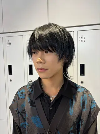 ショート メンズ メンズパーマ/ メッシュ📍ユリのヘアスタイル