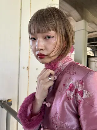 ミディアム STAN WOOD所属・似合わせcut 🔥yutakaのヘアスタイル