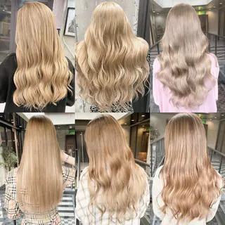 ロング カラー ヘアアレンジ TATSUYA アートディレクターのヘアスタイル