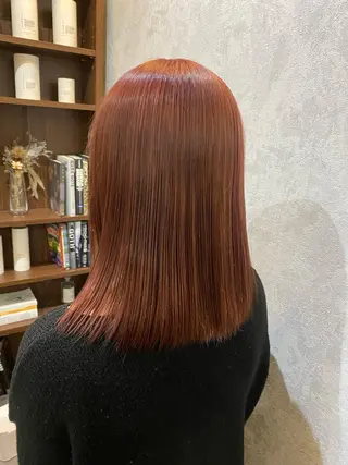 ミディアム 西田辺/ タカスナオヤのヘアスタイル