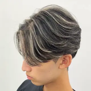 カラー メンズ メンズカット ‪‪/メッシュのヘアスタイル