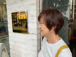 ショート カラー パーマ ヘアアレンジ EARTH葛西所属・葛西 縮毛矯正のプロ ブリーチ矯正 青木俊のヘアスタイル