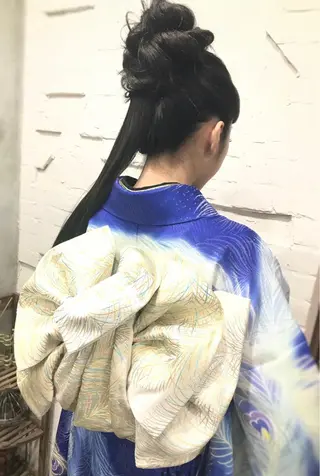ロング まつパ・ヘアセット ♡Chinami♡のマツエク・マツパデザイン