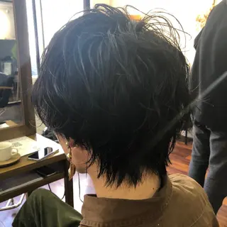 ショート パーマ 江上拓郎/ショート /酸性ストレートのヘアスタイル