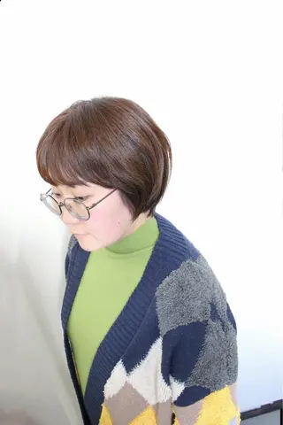 ショート カラー 土居 正季のヘアスタイル