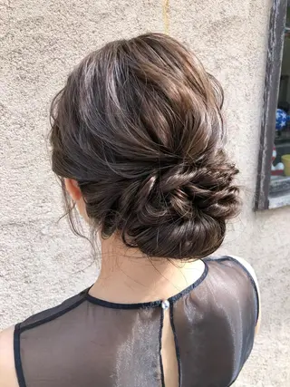 ロング 國次 夕貴のヘアスタイル