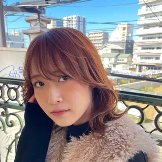 カラー 遠藤惟斗/自由が丘/ 透明感カラー/パーマのヘアスタイル