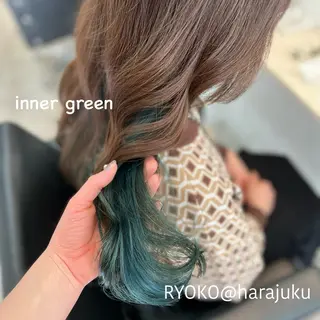 ロング カラー パーマ ヘアアレンジ メンズ ワット 原宿のヘアスタイル