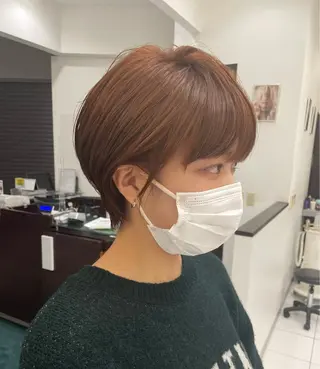 ショート カラー 今だけカット無料✨ 表参道美容師 井出光のヘアスタイル