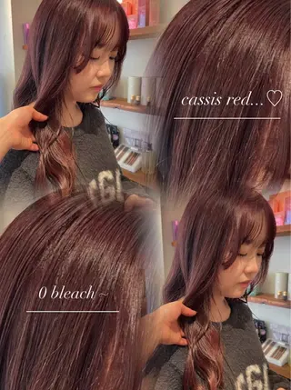 ロング カラー こいき/ブラウン・ 暖色/艶カラー🎀✨のヘアスタイル