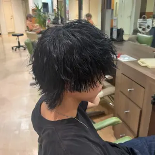 ショート パーマ ✨ケアブリーチカラー ✨️透明感カラーのヘアスタイル