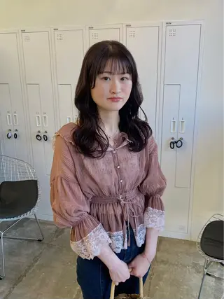 ロング サトウ リョウのヘアスタイル