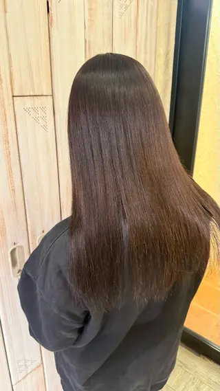 セミロング 福田花音/スタイリ スト兼任アイリストのヘアスタイル