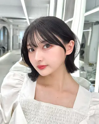 ショート 韓国顔まわり/前髪 /レイヤー/いつきのヘアスタイル