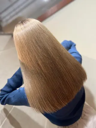 ロング 癖撃退し隊サロンの人 名古屋 栄 矢場町のヘアスタイル