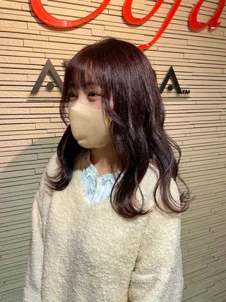 セミロング カラー さとう さやかのマツエク・マツパデザイン