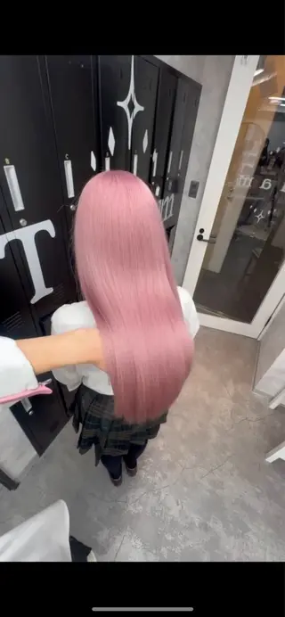 ミディアム カラー 💕ブリーチ/ヘアメ 🎀YUUKAのヘアスタイル