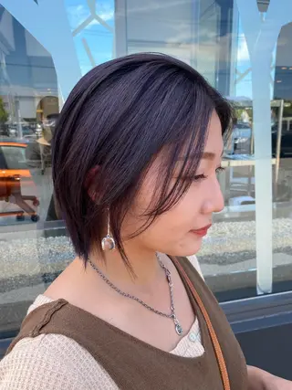 ショート カラー haru🌘レイヤー ・ウルフ/川崎のヘアスタイル