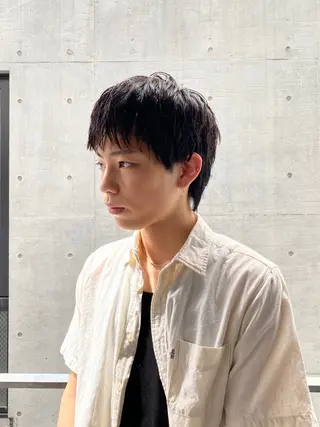 ショート メンズ おしゃれパーマ メンズ特化/みーまんのヘアスタイル