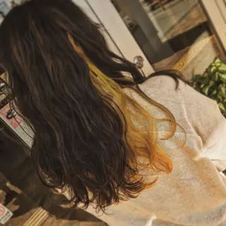 カラー 🧸 EARTH 佃 萌海 ☁️のヘアスタイル