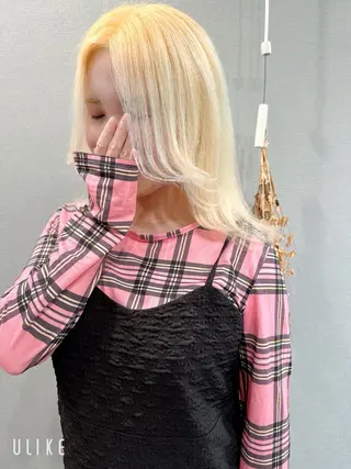 ミディアム カラー K Harukaのヘアスタイル