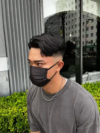 ショート メンズ &CREW スタッフのヘアスタイル