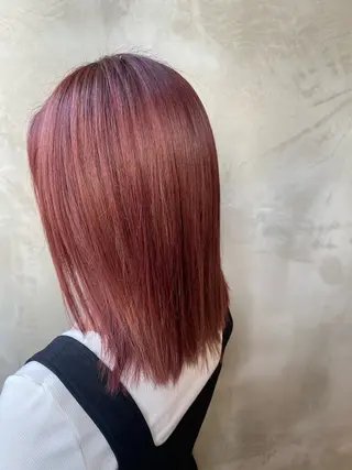 ロング カラー 竹内 風舞のヘアスタイル