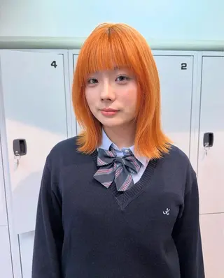 ミディアム Hana ハイトーン🕯🩰のヘアスタイル