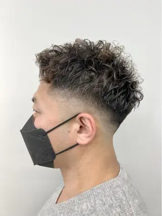 ショート パーマ メンズ 代表 YUKI ☆のヘアスタイル