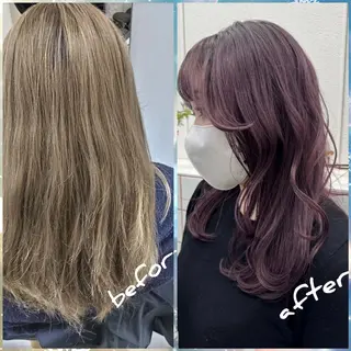 カラー 🌸花屋併設🌸石垣 友基のヘアスタイル