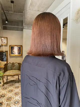 ミディアム 原 菜帆のヘアスタイル