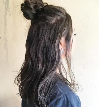 ロング カラー ヘアアレンジ ant'ten所属・ant’ten 宮川 俊裕のヘアスタイル