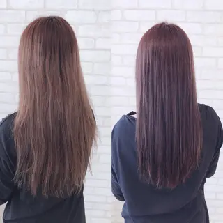 ロング アビリタ 警固のヘアスタイル