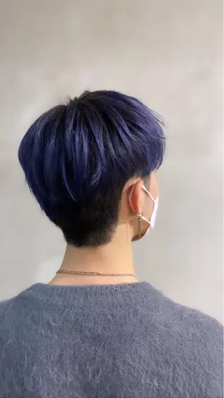 カラー メンズ そうや🐺ブリーチ/ デザインカラーのヘアスタイル