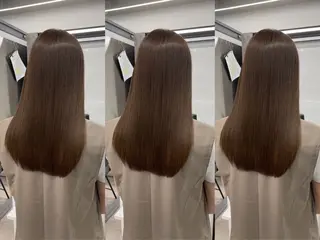 ロング カラー レイヤー/艶カラー /韓国ヘア/高松のヘアスタイル