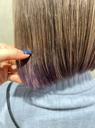 ショート カラー ワタナベ アオイのヘアスタイル
