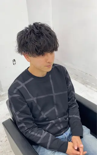 メンズ 柏メンズパーマ特化 蛯谷 晃裕のヘアスタイル