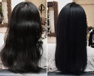 ロング classic所属・髪質改善個室サロン' 縮毛矯正・艶カラーのヘアスタイル