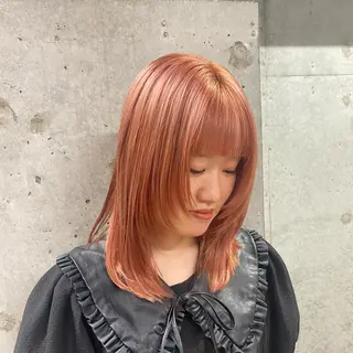 ミディアム カラー 🩶レイヤーカット 🩶柔らかカラー結愛のヘアスタイル