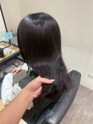 セミロング カラー nijika/ カラーモデル募集🫧のヘアスタイル