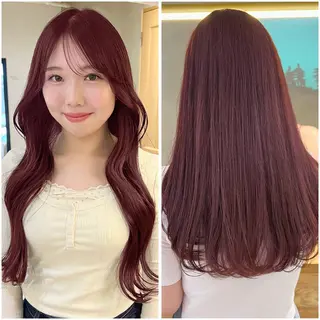 ロング カラー レイヤーカット/暖色 カラー/mao🎀のヘアスタイル