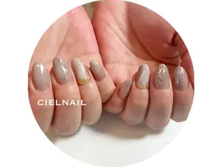 セミロング cielnail 祇園のネイルデザイン