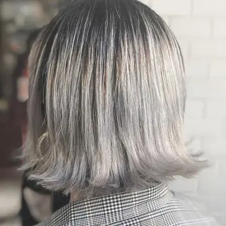 ミディアム カラー ブリーチ専門美容師 谷合純一のヘアスタイル