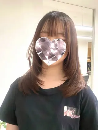 ロング sara/レイヤ ーカット【蔵前】のヘアスタイル
