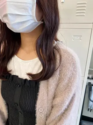 セミロング カラー 🕶️佐藤 海李🐏のヘアスタイル