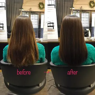ロング 縮毛矯正&髪質改善 MAILHAIRのヘアスタイル