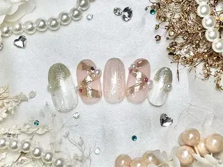 ネイル ネイルPetit Ribbonのネイルデザイン