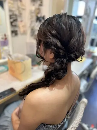 ヘアアレンジ ヘアセットサロン ボイボイのヘアスタイル