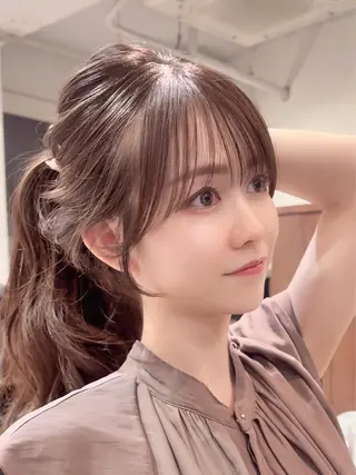 セミロング 大阪/ショート特化型 美容師/吉留亜門のヘアスタイル