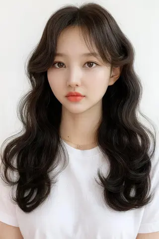 ロング パーマ 江連 将のヘアスタイル